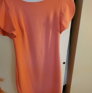 Calvin klein peach dress